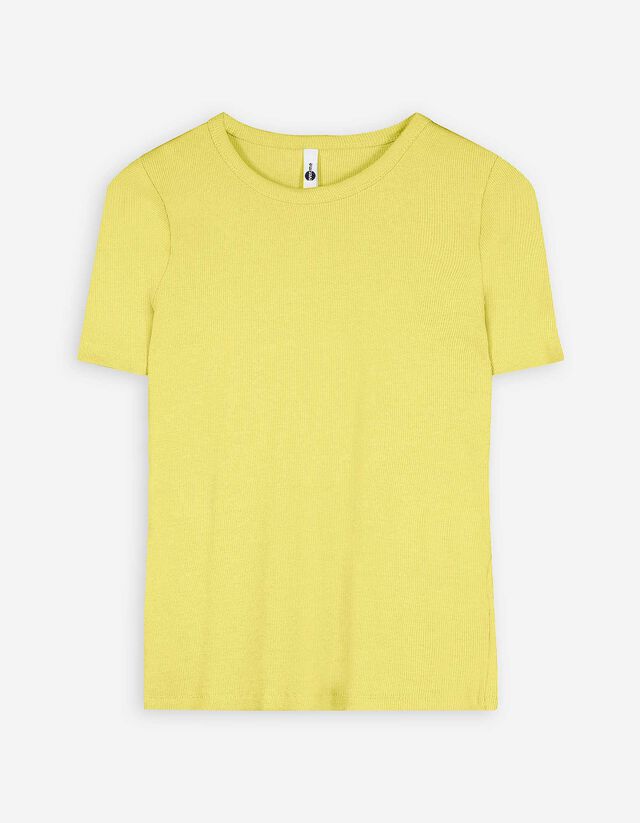 T-Shirt - einfarbig - hellgrün