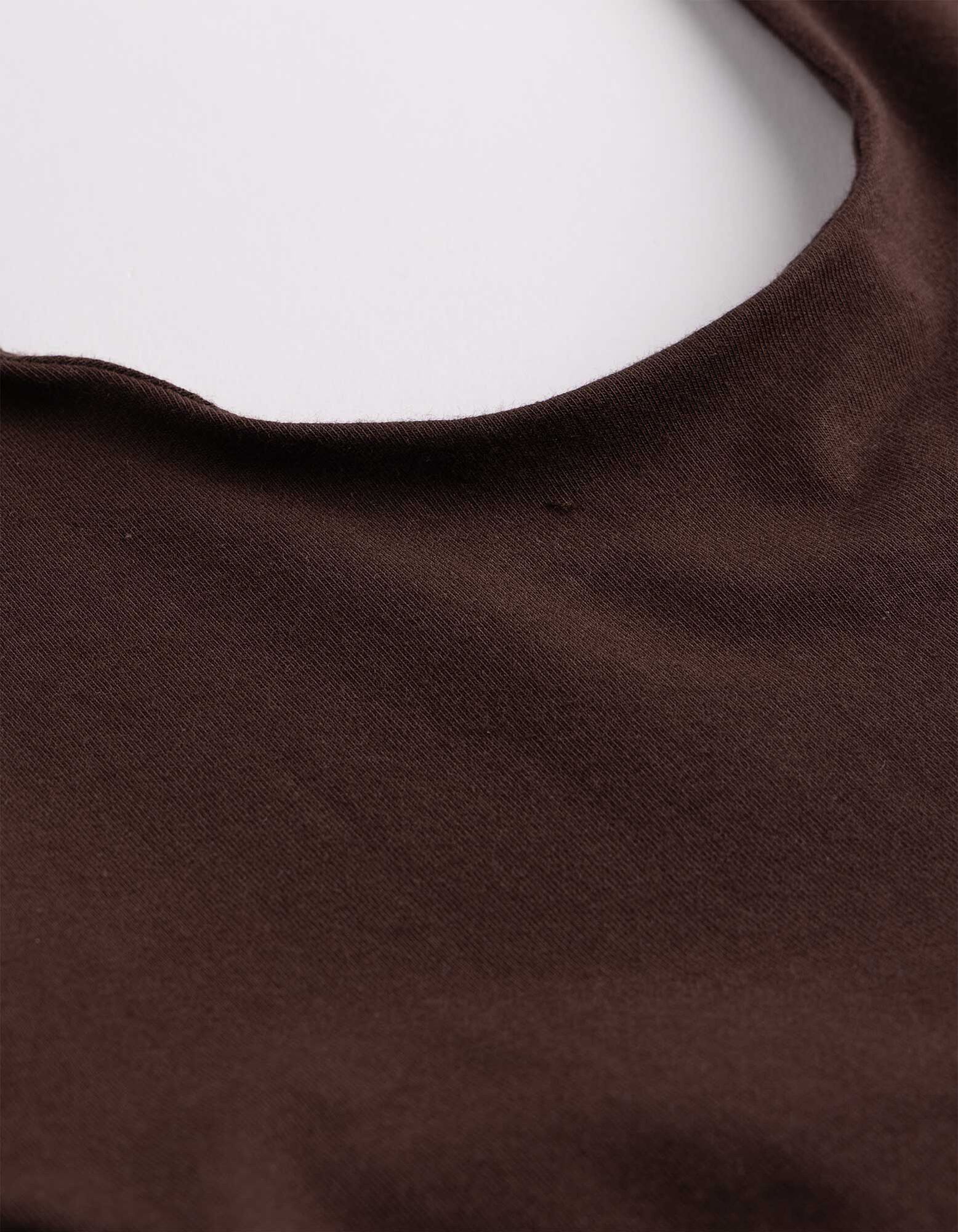 Top sans manches - brun fonc&eacute;