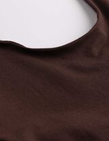 Top sans manches - brun fonc&eacute;