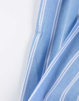 Komplet pidžame od majice i hlača - tkana tkanina - bijela