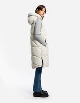 Gilet lungo - Pelliccia sintetica - beige