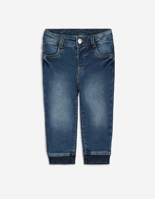 Dž&iacute;ny - &Uacute;zk&yacute; střih Slim Fit - modra