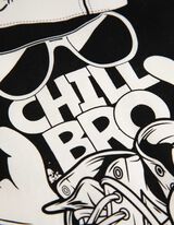 Hosszú ujjú felső - Elülső nyomtatás - feher