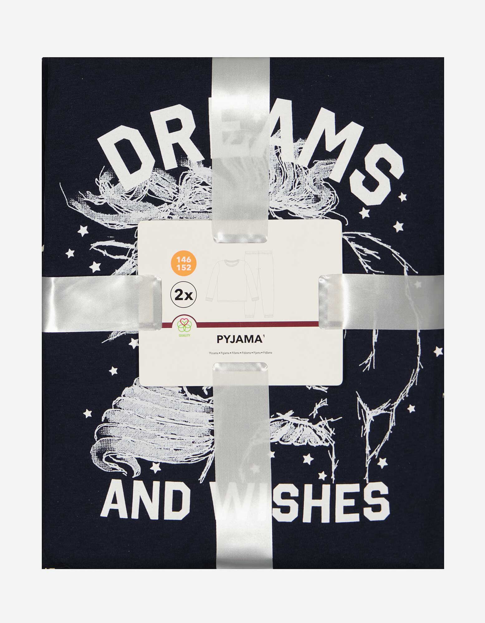 Pyjama set van shirt en broek - Set van 2 - brons