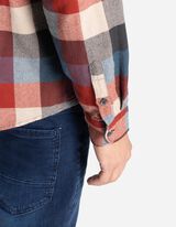 Cămașă - Buzunar pentru piept - Albastru inchis