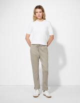 Kalhoty - Klasický střih Regular Fit - svetle hneda