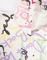 Hoodie - Oversized Fit - weiß