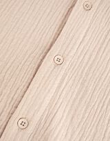 Camicia blusata - Mussola - beige