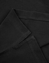 Poloshirt - Knopfverschluss - schwarz