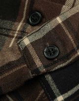 Blúz - Kockás - sötétbarna