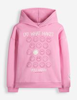 Hoodie - SmileyWorld&reg; - Roze