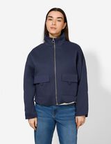 Blouson - Weiches Material - dunkelblau