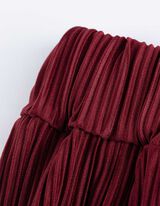 Kelnės - Klostės - tamsiai raudonas