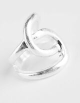 Anello - Tinta unita - argento