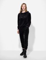 Broek - Fluweel - zwart