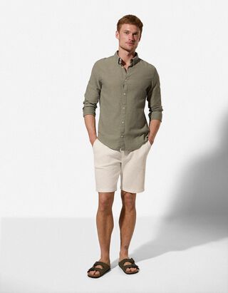 Shorts - einfarbig - wei&szlig;