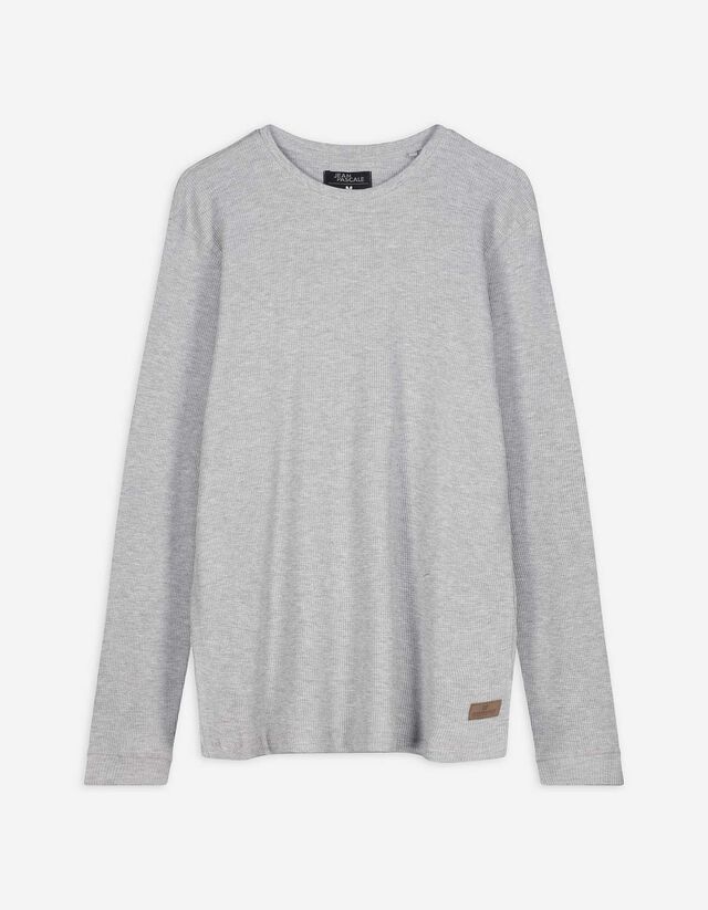 Longsleeve - Regular fit - grijs