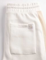 Jogginghose - Kontraststreifen - wei&szlig;