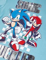 koszulka z długim rękawem - Sonic - jasny niebieski