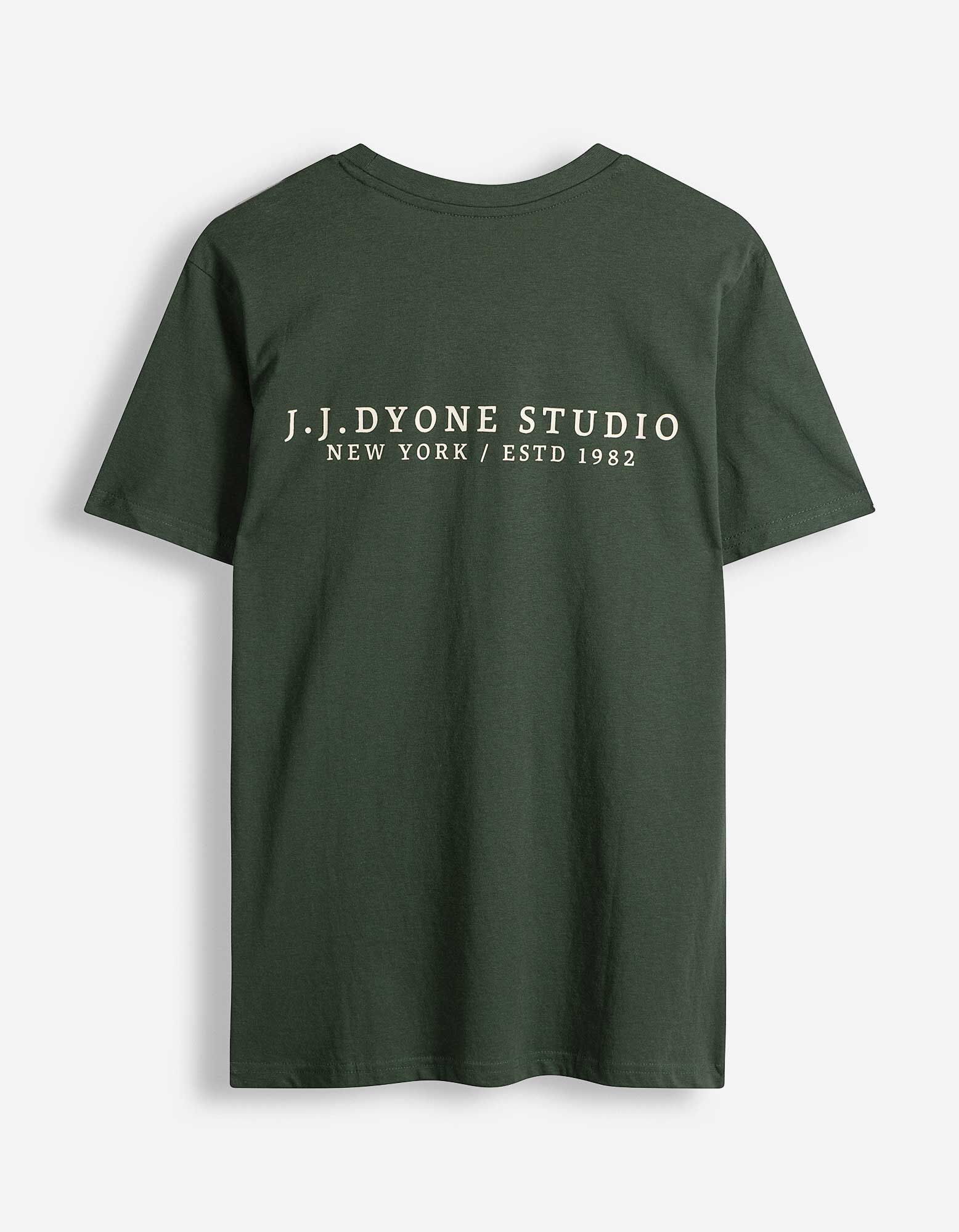 T-Shirt - einfarbig - Khaki