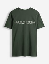 T-Shirt - einfarbig - Khaki