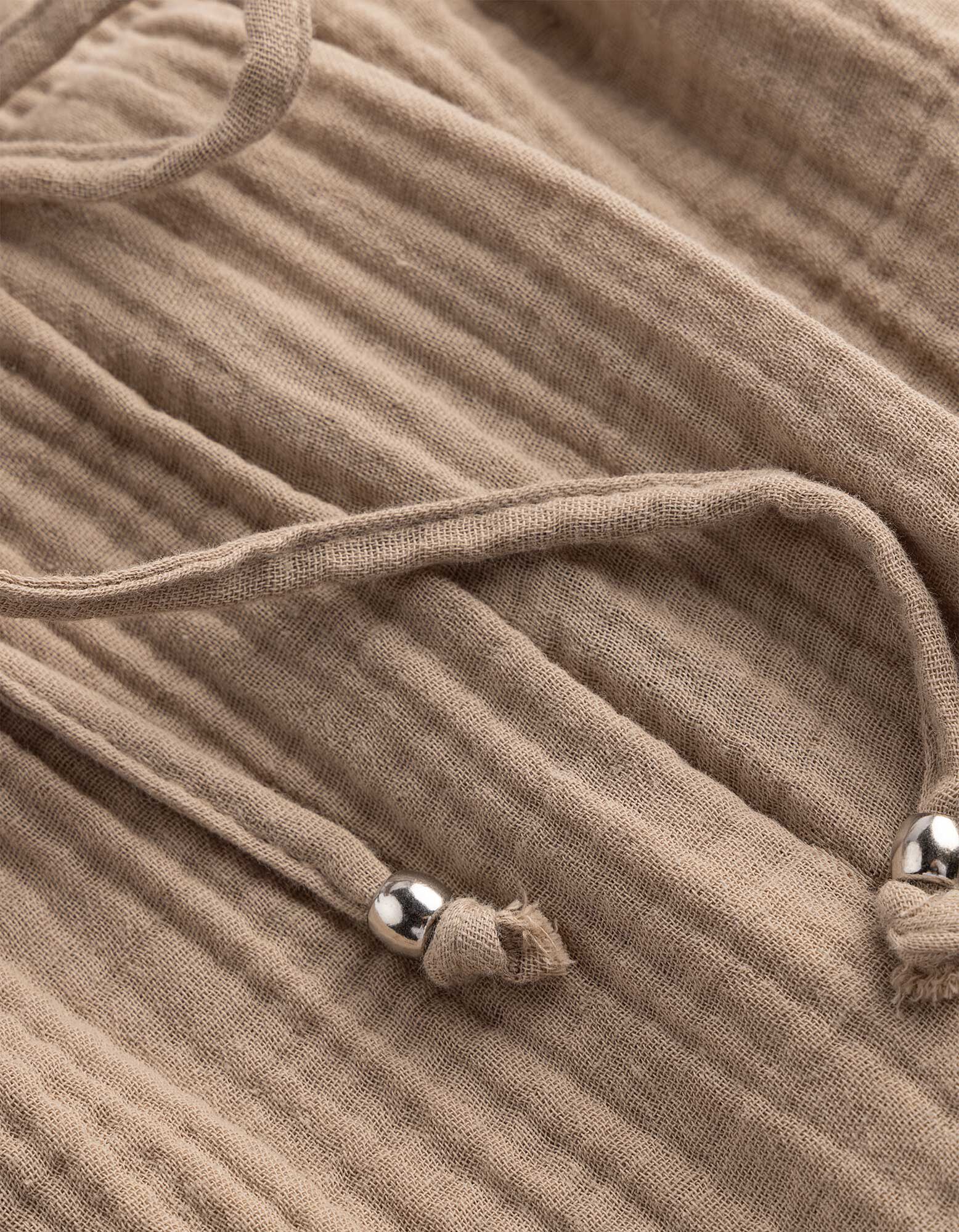 Shorts - Musselin - braun