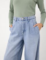 Jeans - Wide Fit - Hellblau