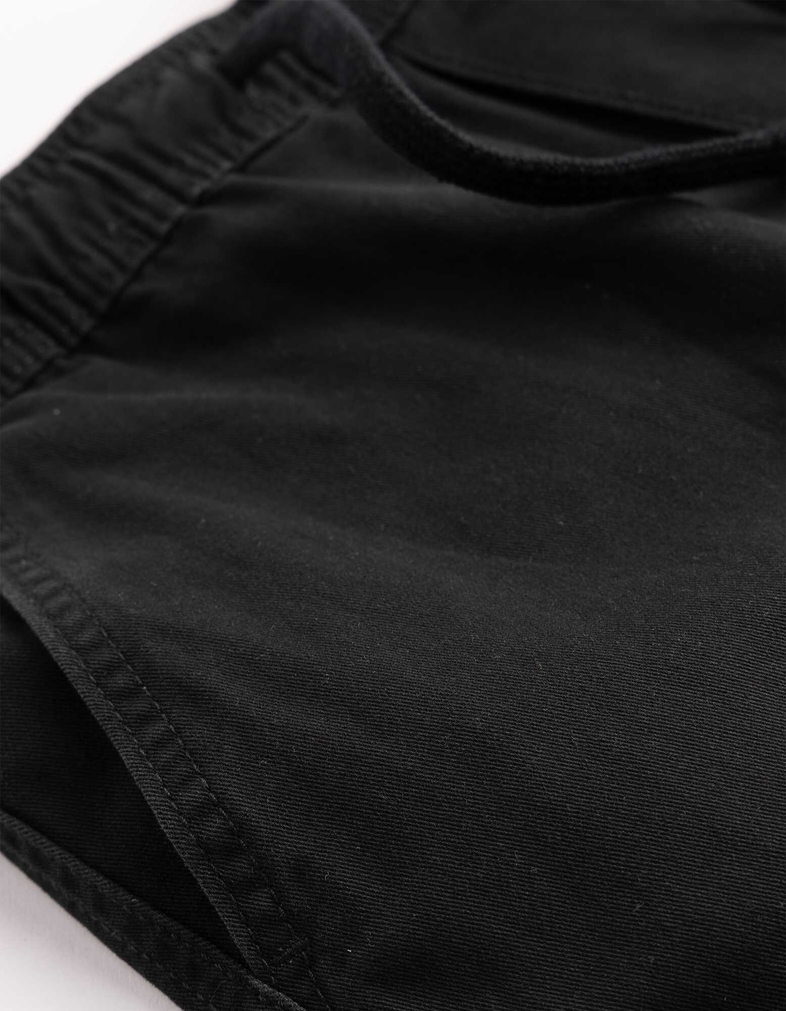 Cargoshorts - Twill - Schwarz