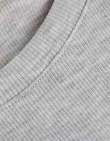 Top - Volants - hellgrau