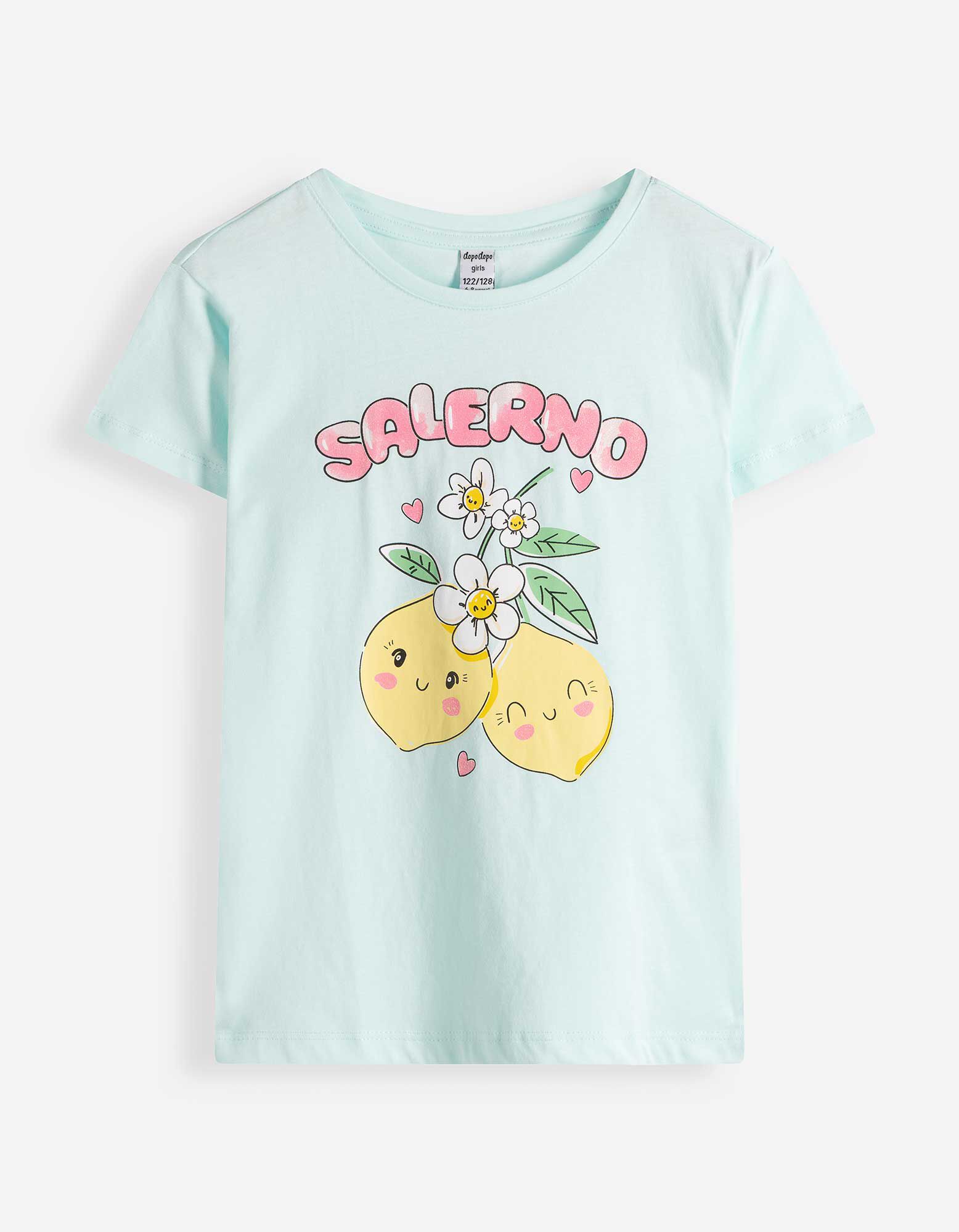 T-Shirt - Frontprint - blau