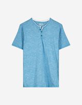 T-shirt - Regular fit - blauw