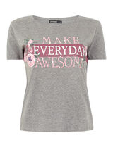 Damen T-Shirt mit Message-Print&nbsp;