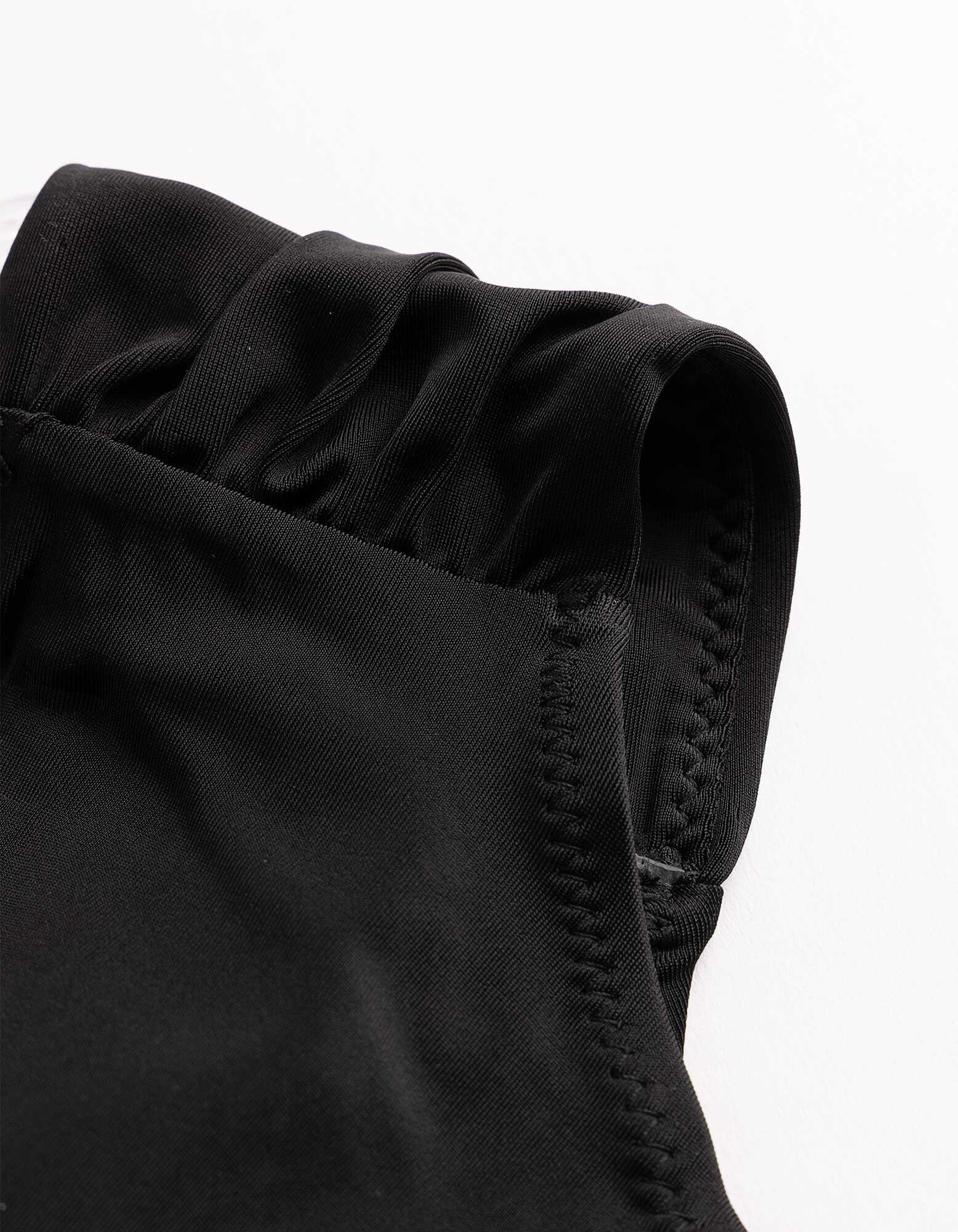 Badehose - einfarbig - schwarz