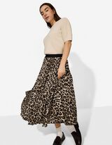 Sijonas - Plissee - baltas