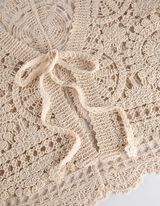 Top in maglia - Maglia traforata - beige