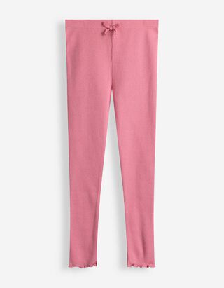 Leggings - Gerippt - Pink