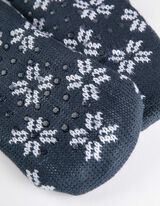 Calze morbide - Natale - blu scuro