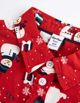 koszula - Boże Narodzenie - ciemny czerwony