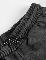 Bermuda &scaron;ortai  - Mezginys stulpeliu - tamsiai pilkas