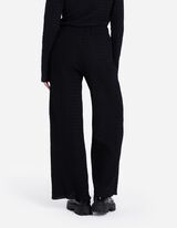 Palazzo pantalone - Elastični pojas - crno