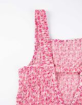 Haljina - LENZING™ ECOVERO™ - ruzicasta