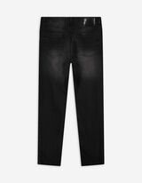 Džínsy - Straight Fit - cierna