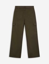 Cargohose - Twill - dunkelgrün