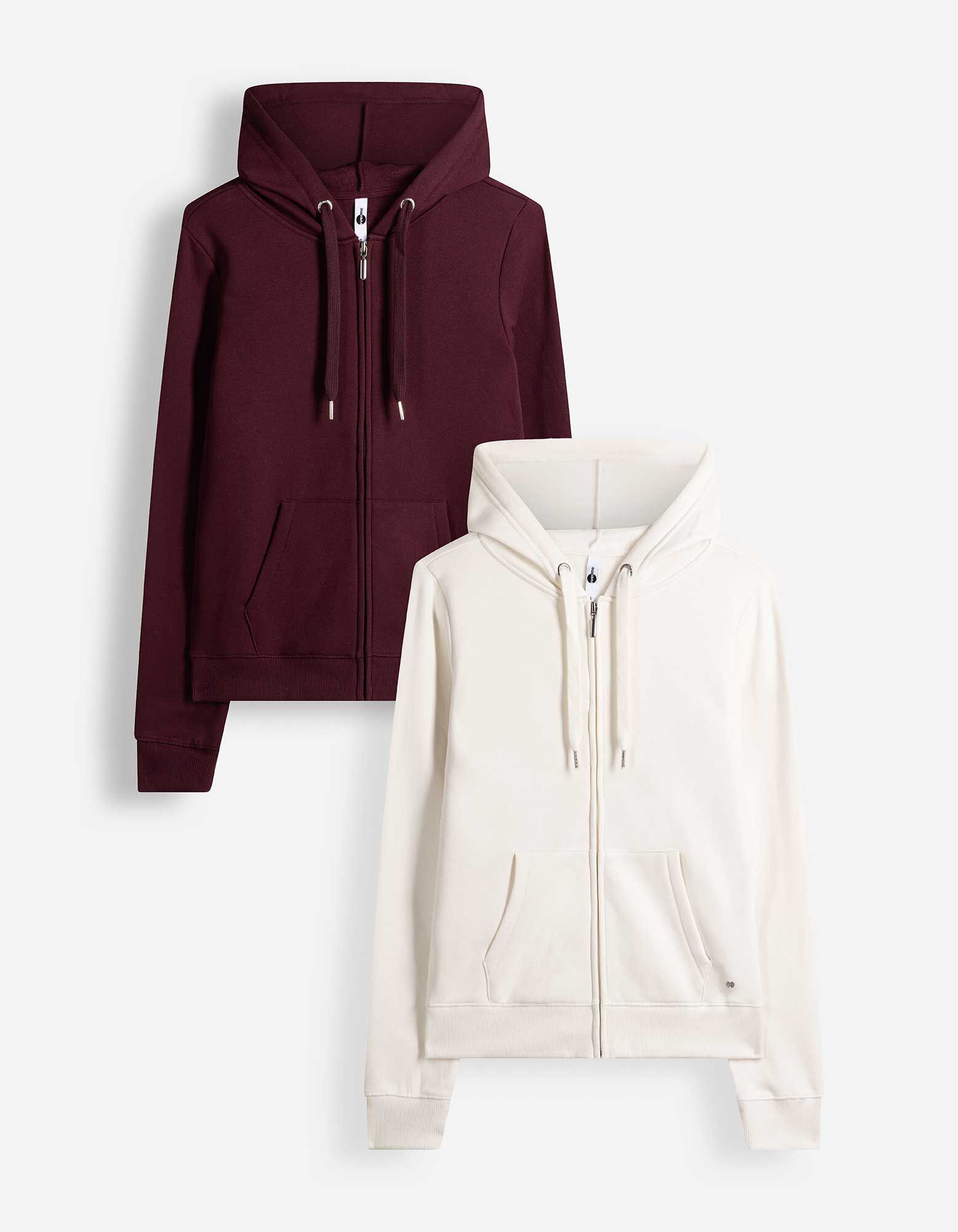 Sweatjacke - 2er-Pack