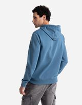 Mikina s kapucňou - Predná potlač - tmavomodra