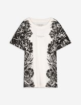 Tricou - Imprimeu floral - Alb
