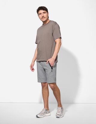 Shorts - einfarbig - grau