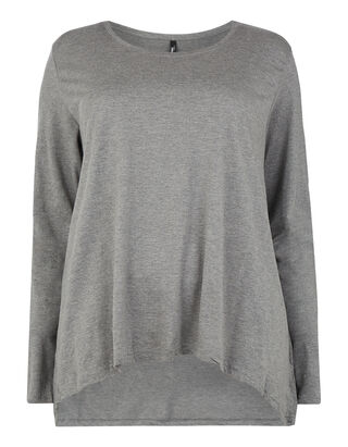 Damen Longsleeve mit Rundhalsausschnitt 