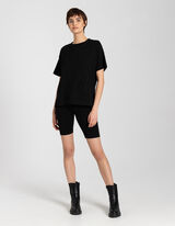 Radlerhose - Regular Waist - schwarz