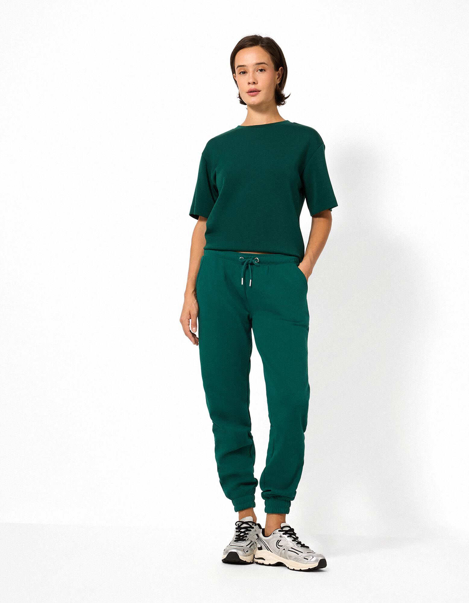 Joggingbroek - Relaxed fit - groen
